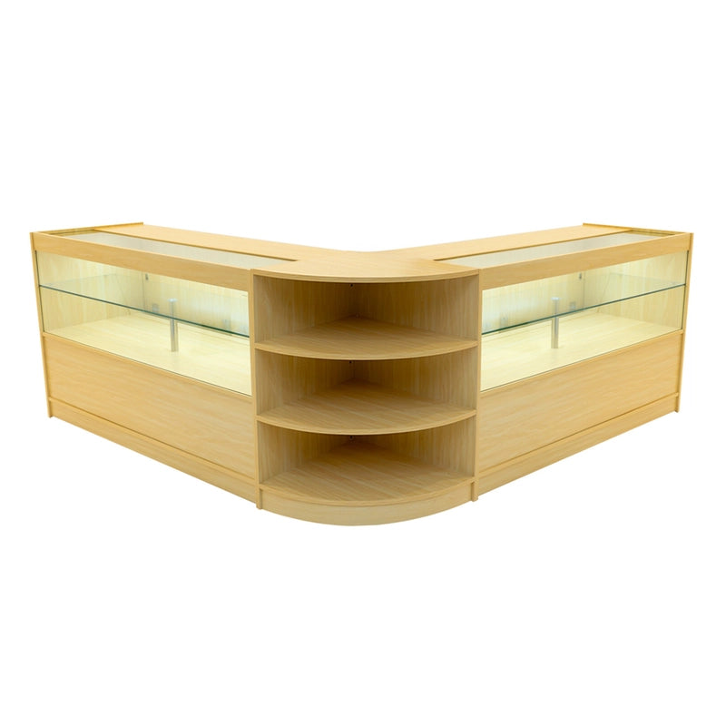 Andromeda LED Shop Counter Set LM60 & 2 x C1500 - Maple