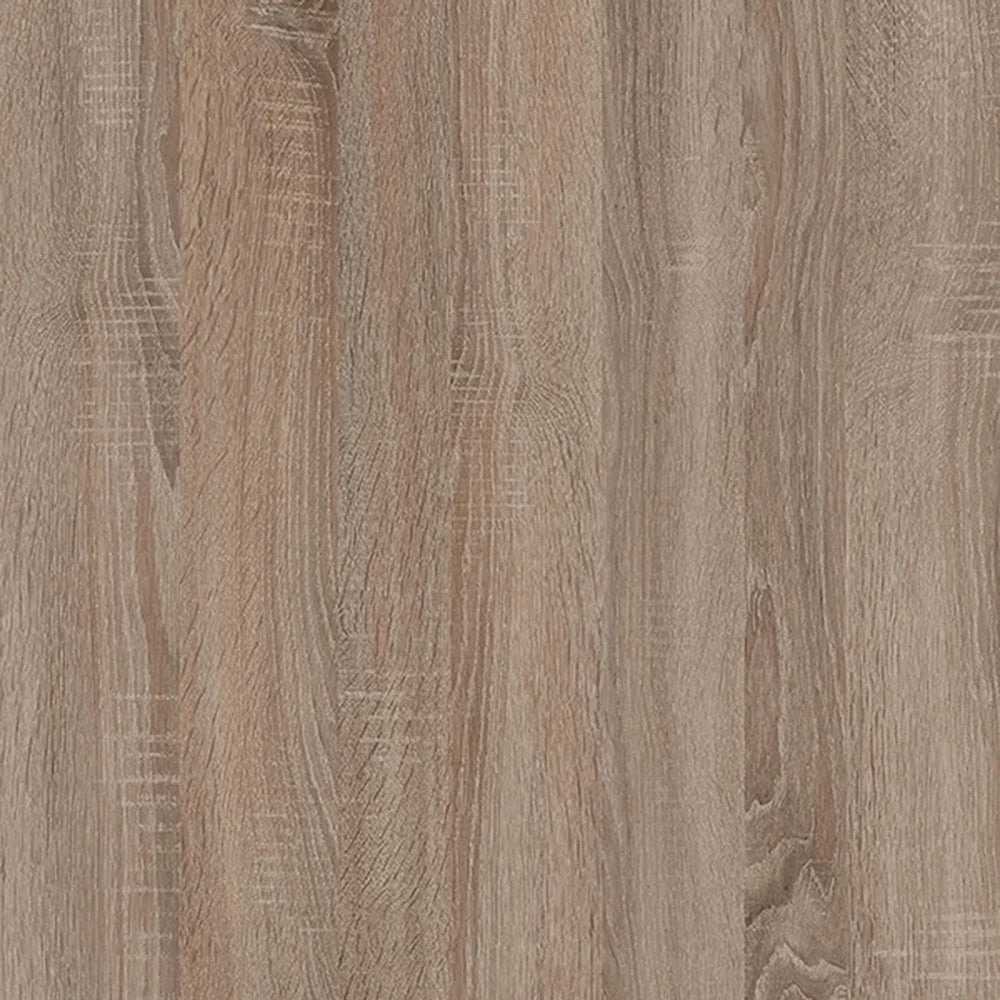 Chelsea Bedroom 4 Door Wardrobe with Mirrors in White with a Truffle Oak Trim