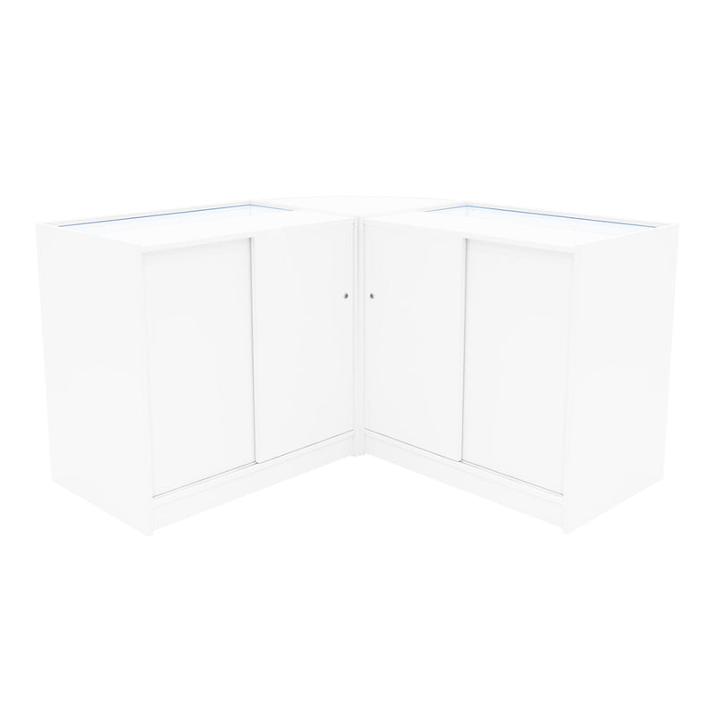 Iris LED Shop Counter Set CM60 & 2 x B900 - White