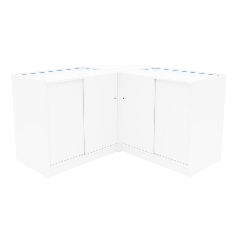 Adonis LED Shop Counter Set B900, C900 & CM60 - White