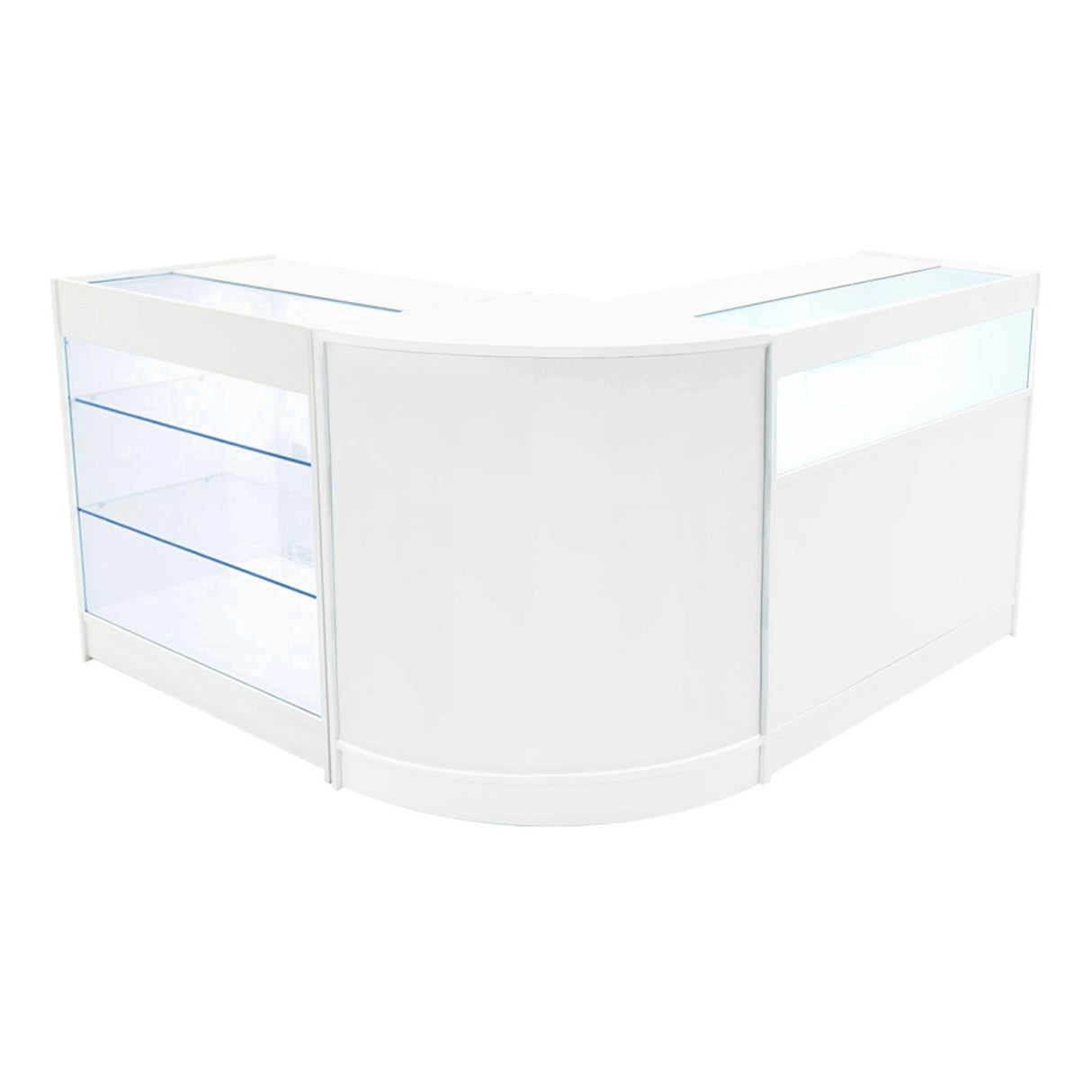 Triton LED Shop Counter Set K900, B900 & CM60 - White