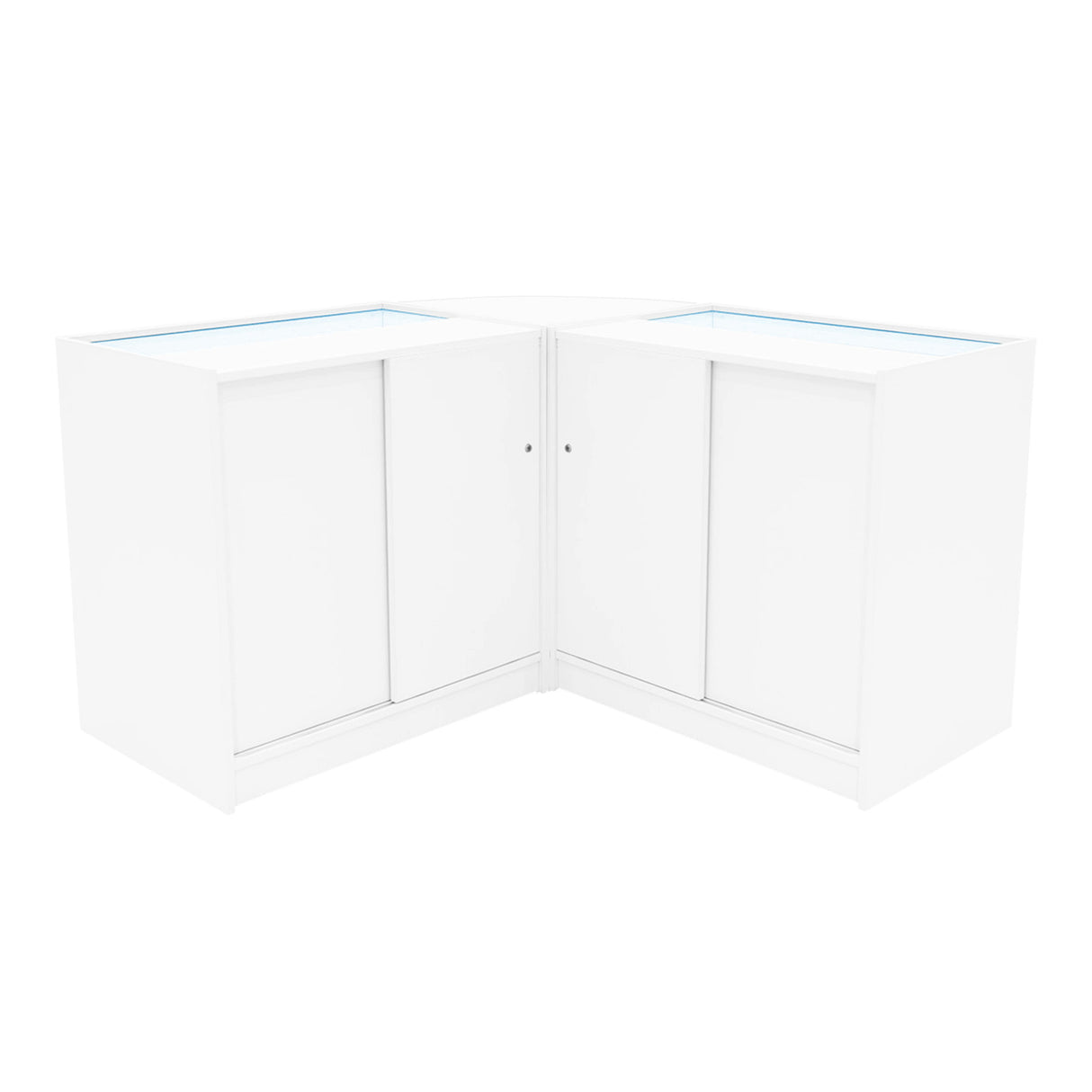 Triton LED Shop Counter Set K900, B900 & CM60 - White