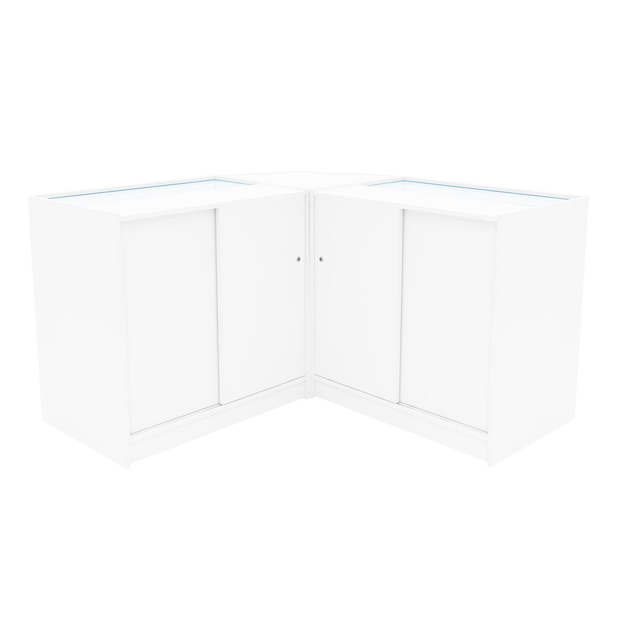 Hera LED Shop Counter Set K900, C900 & CM60 - White