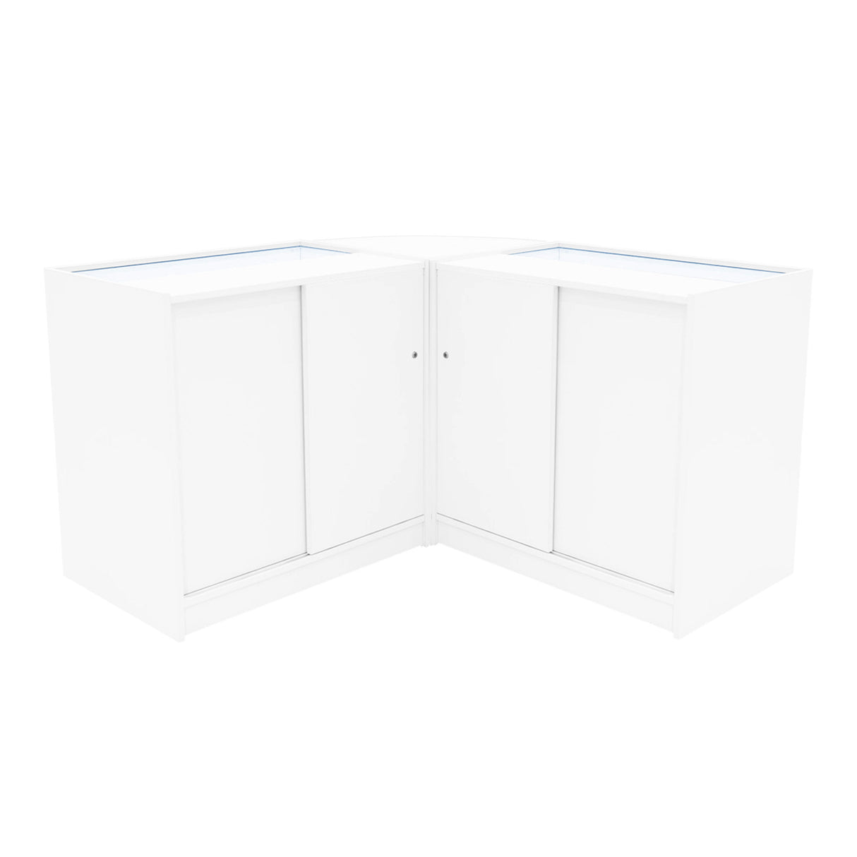 Theseus LED Shop Counter Set LM60 & 2 x B900 - White