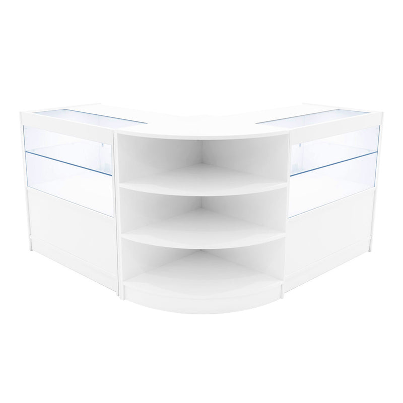 Andromeda LED Shop Counter Set LM60 & 2 x C900 - White