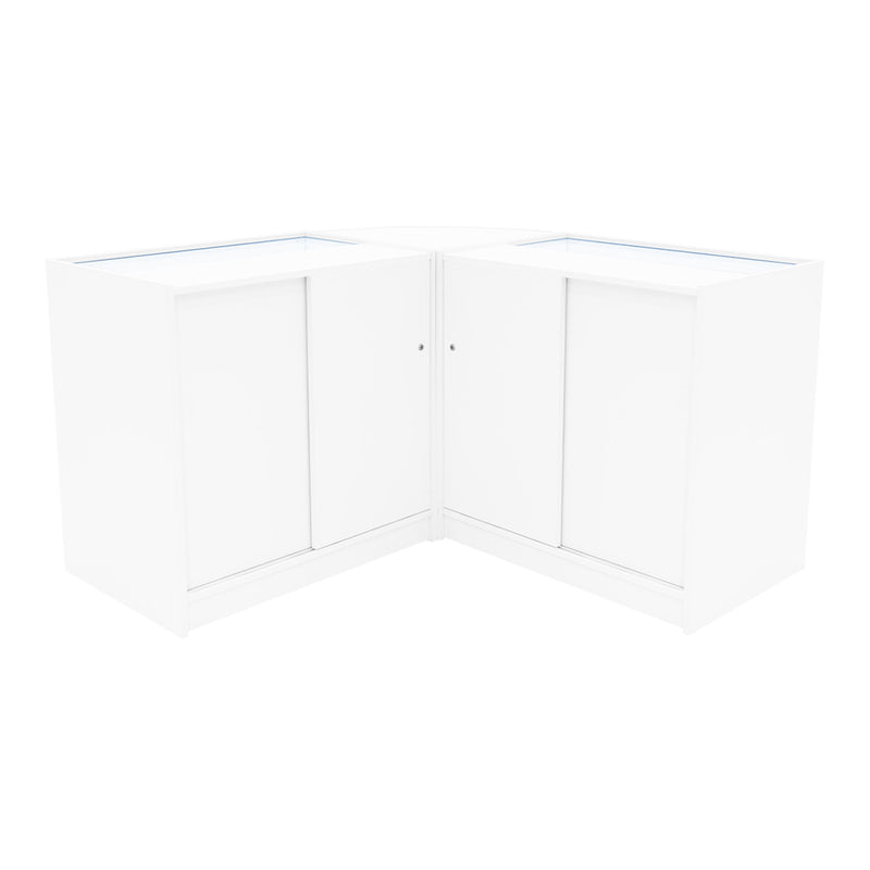 Andromeda LED Shop Counter Set LM60 & 2 x C900 - White