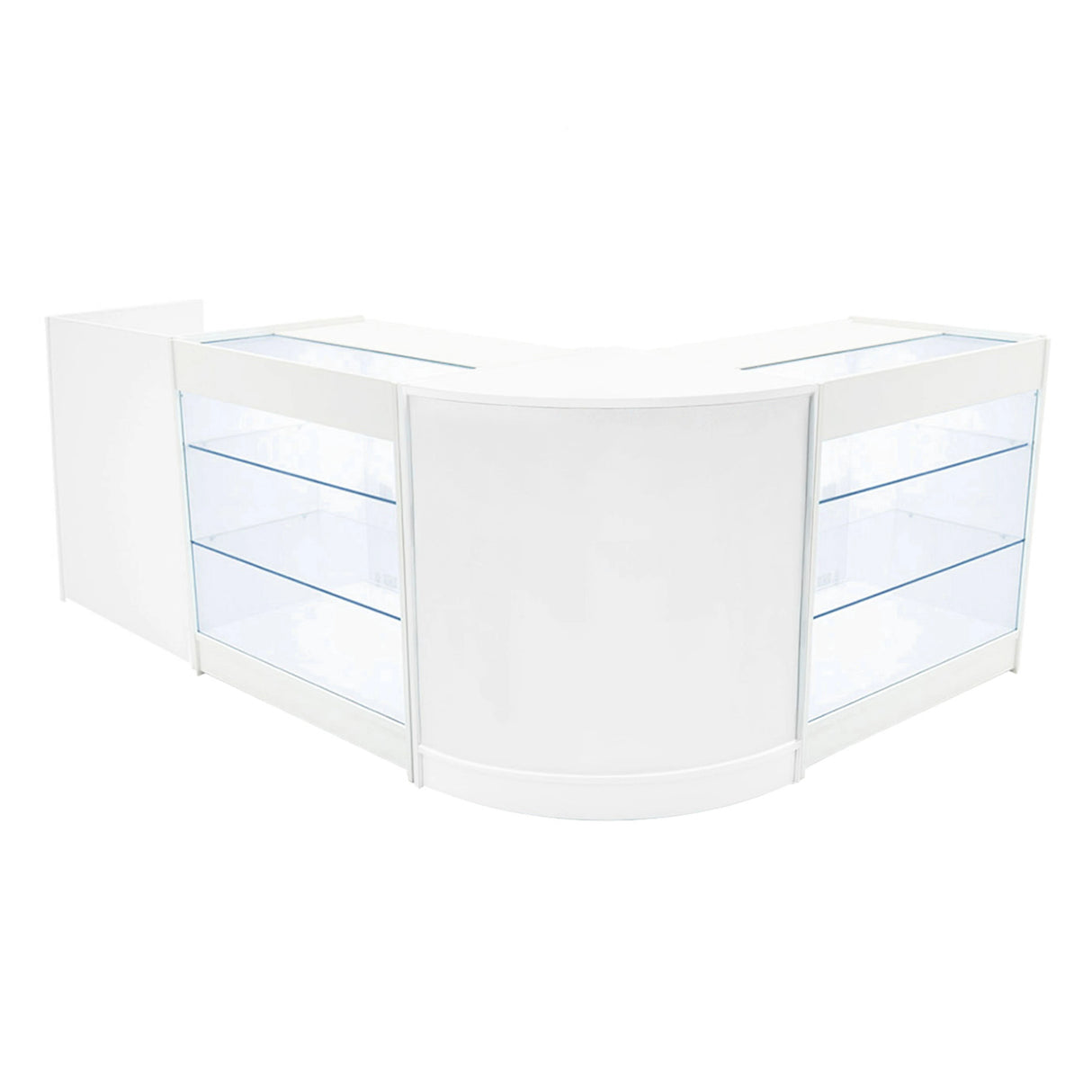 Aries LED Shop Counter Set CM60, TB60 & 2 x K900 - White