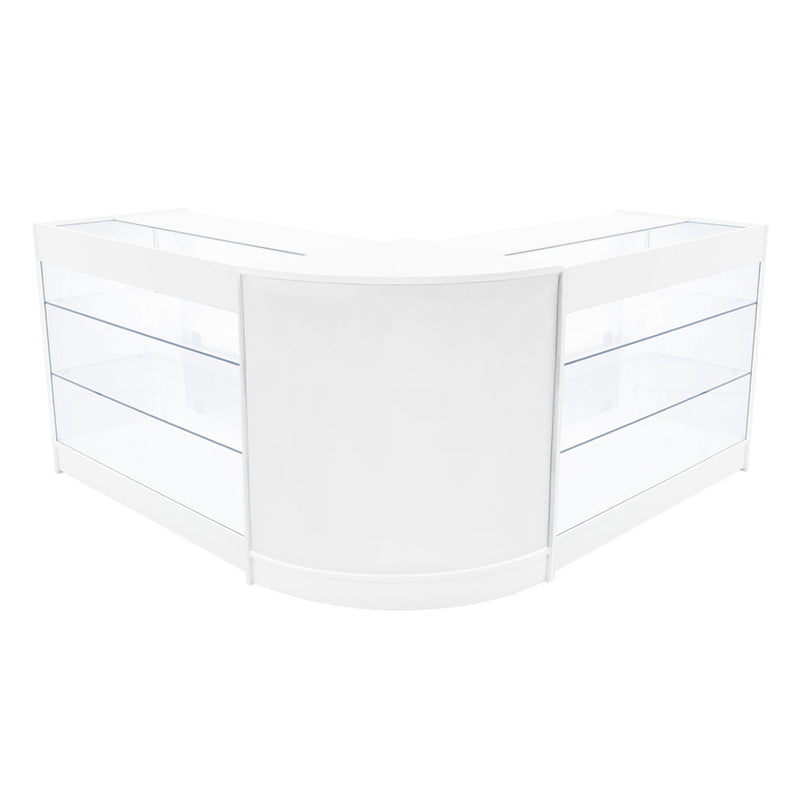 Helios LED Shop Counter Set CM60 & 2 x K1200 - White