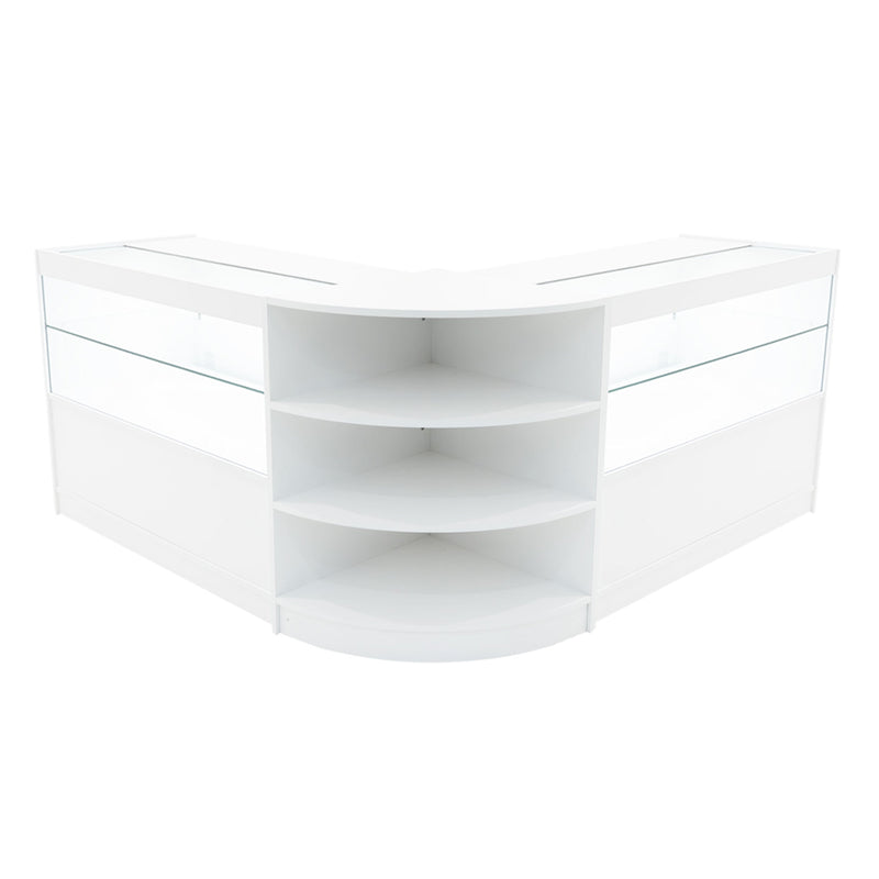 Andromeda LED Shop Counter Set LM60 & 2 x C1200 - White