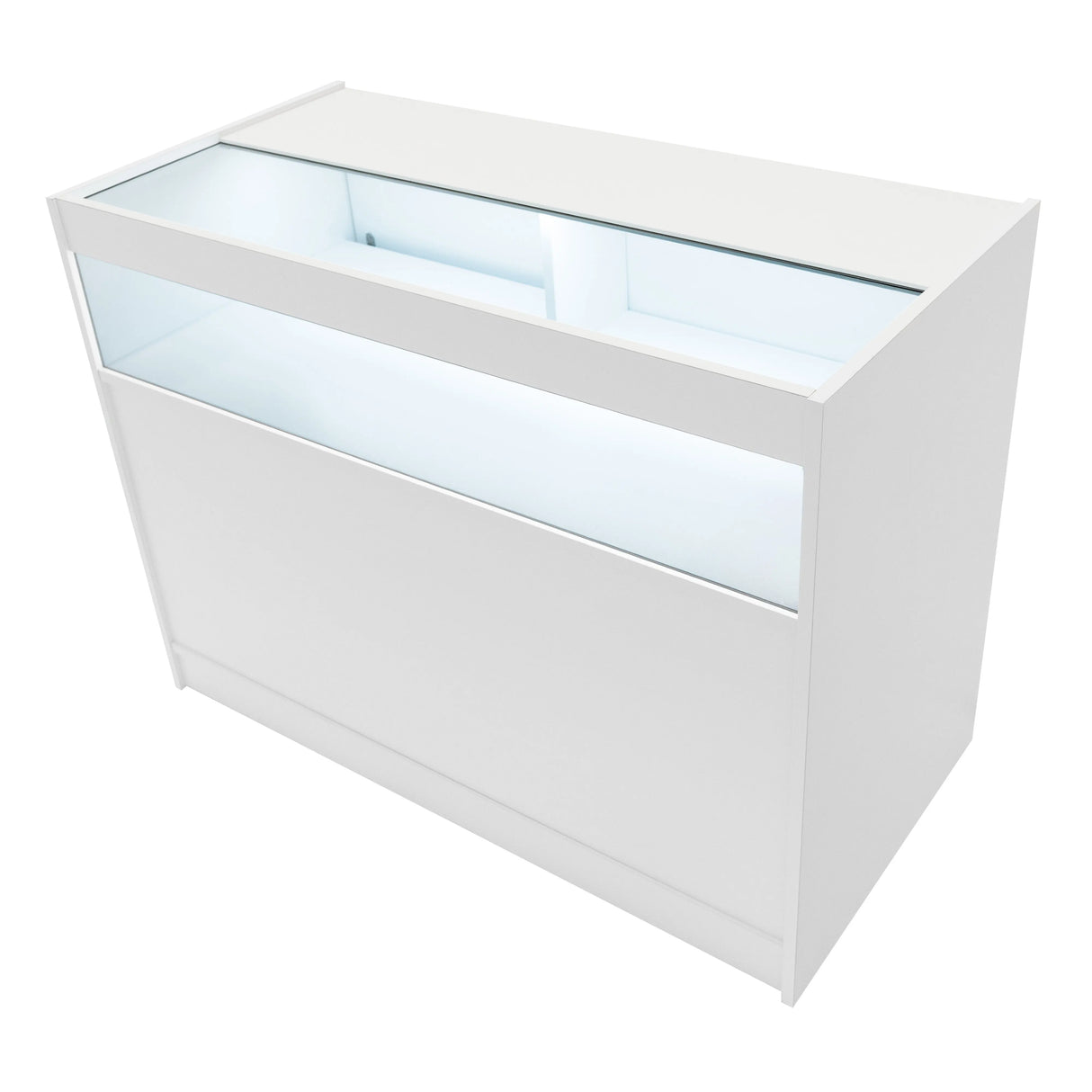Demeter LED Shop Counter Set K1200, B1200 & LM60 - White