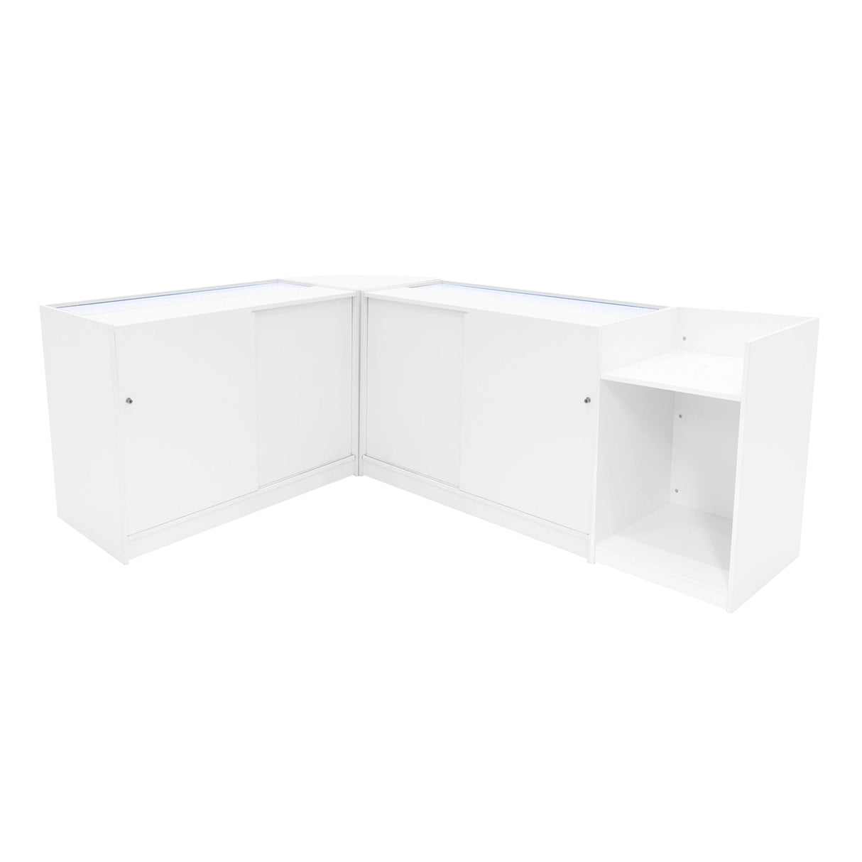 Eclipse LED Shop Counter Set LM60, TB60 & 2 x C1200 - White