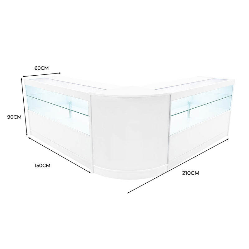 Selene LED Shop Counter Set CM60 & 2 x C1500 - White