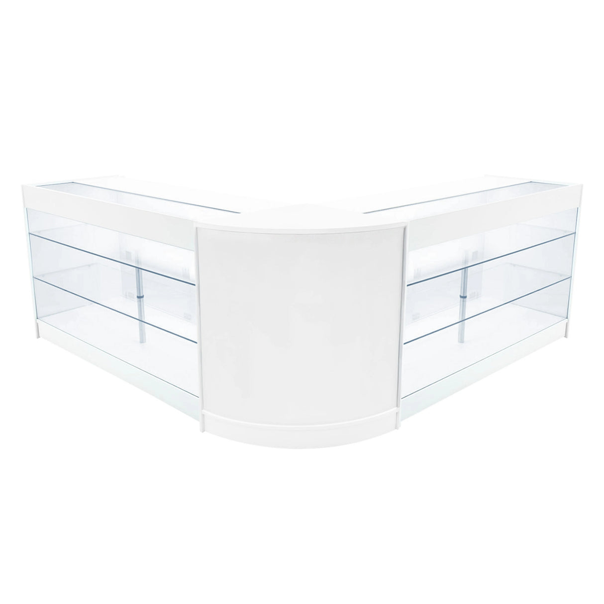 Helios LED Shop Counter Set CM60 & 2 x K1500 - White