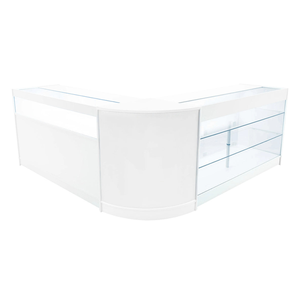 Triton LED Shop Counter Set K1500, B1500 & CM60 - White