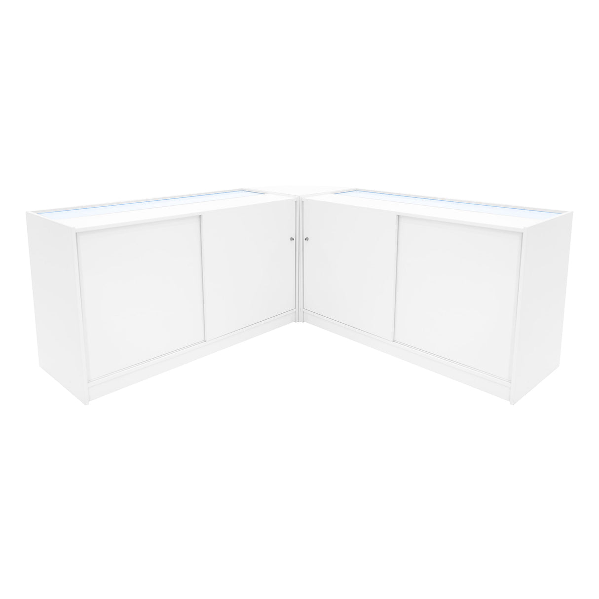 Triton LED Shop Counter Set K1500, B1500 & CM60 - White