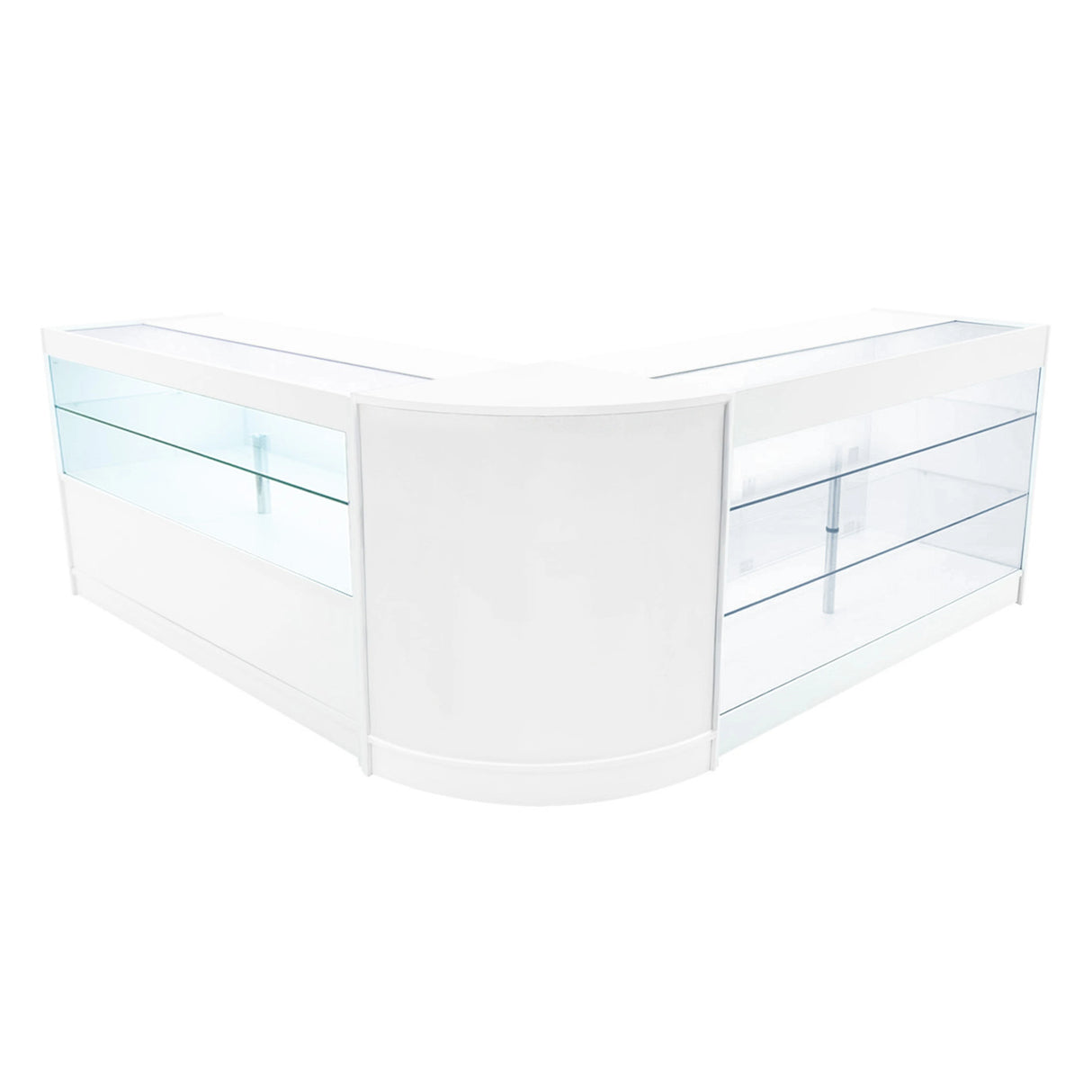Hera LED Shop Counter Set K1500, C1500 & CM60 - White