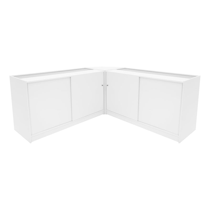 Andromeda LED Shop Counter Set LM60 & 2 x C1500 - White