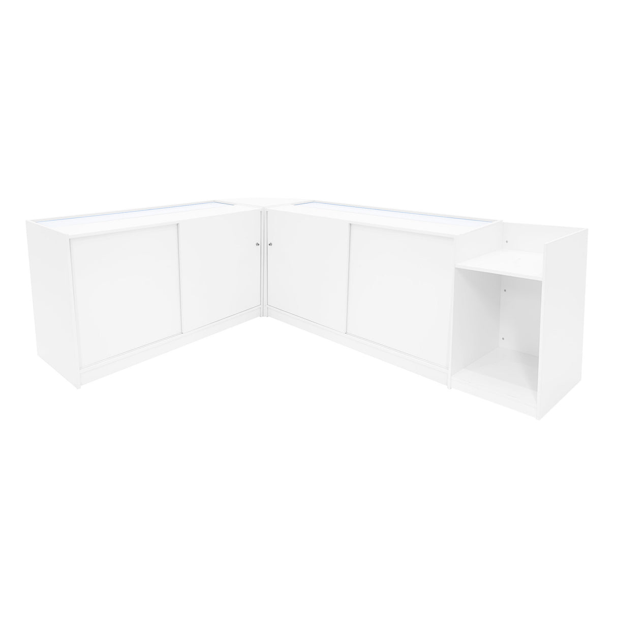Aries LED Shop Counter Set CM60, TB60 & 2 x K1500 - White