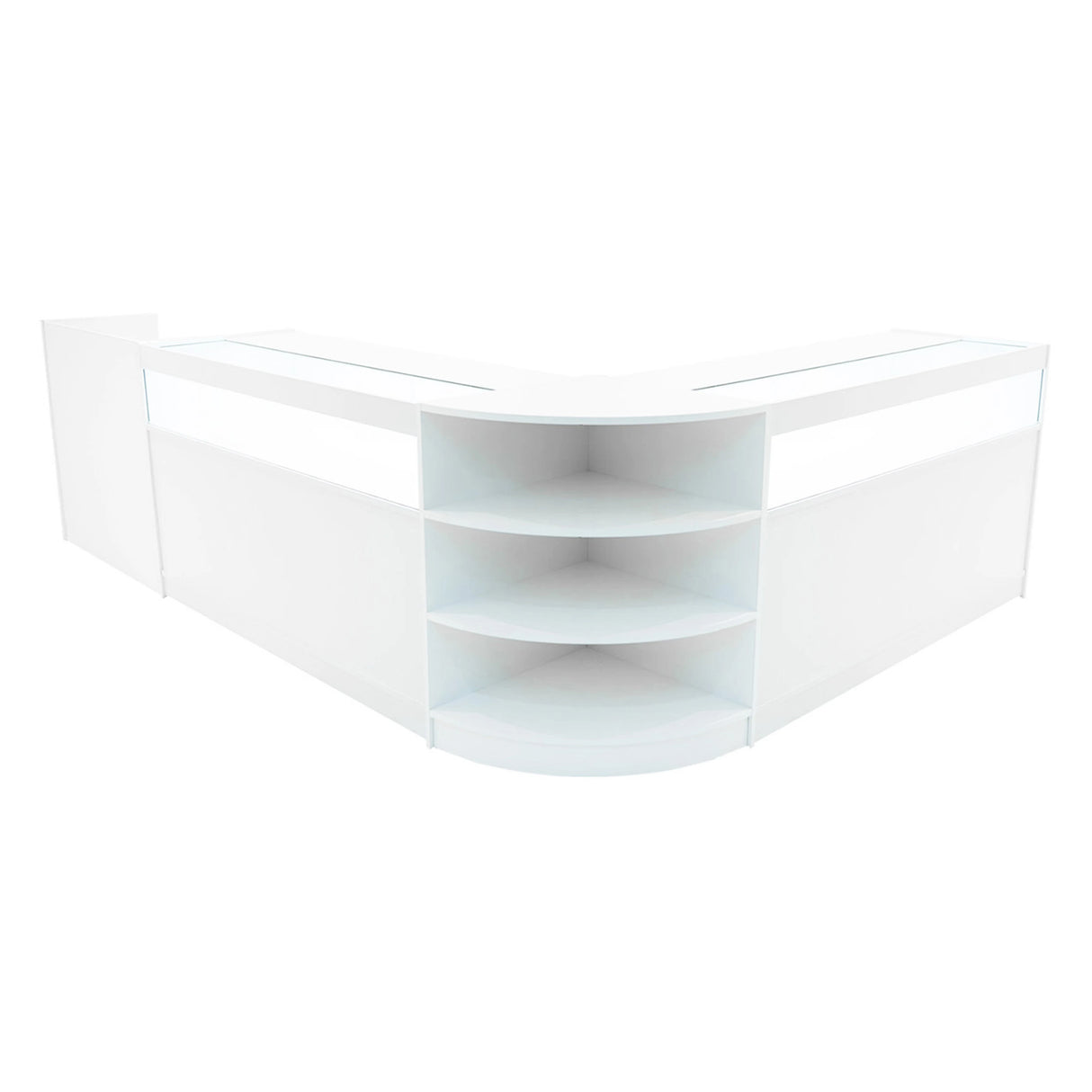 Sagittarius LED Shop Counter Set LM60, TB60 & 2 x B1500 - White