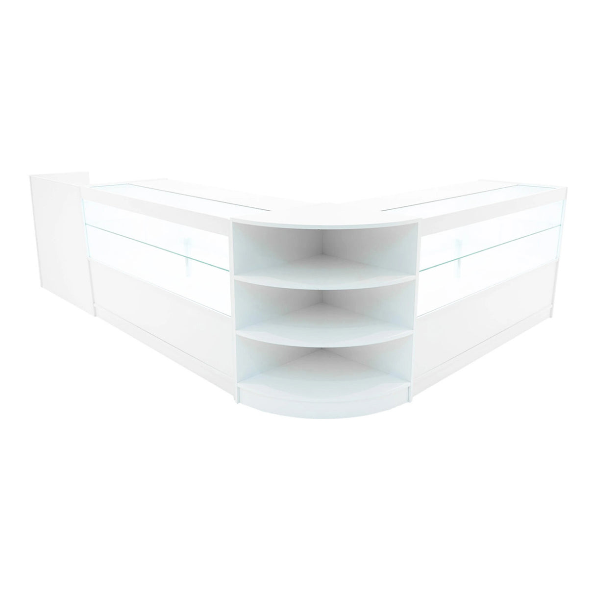 Eclipse LED Shop Counter Set LM60, TB60 & 2 x C1500 - White