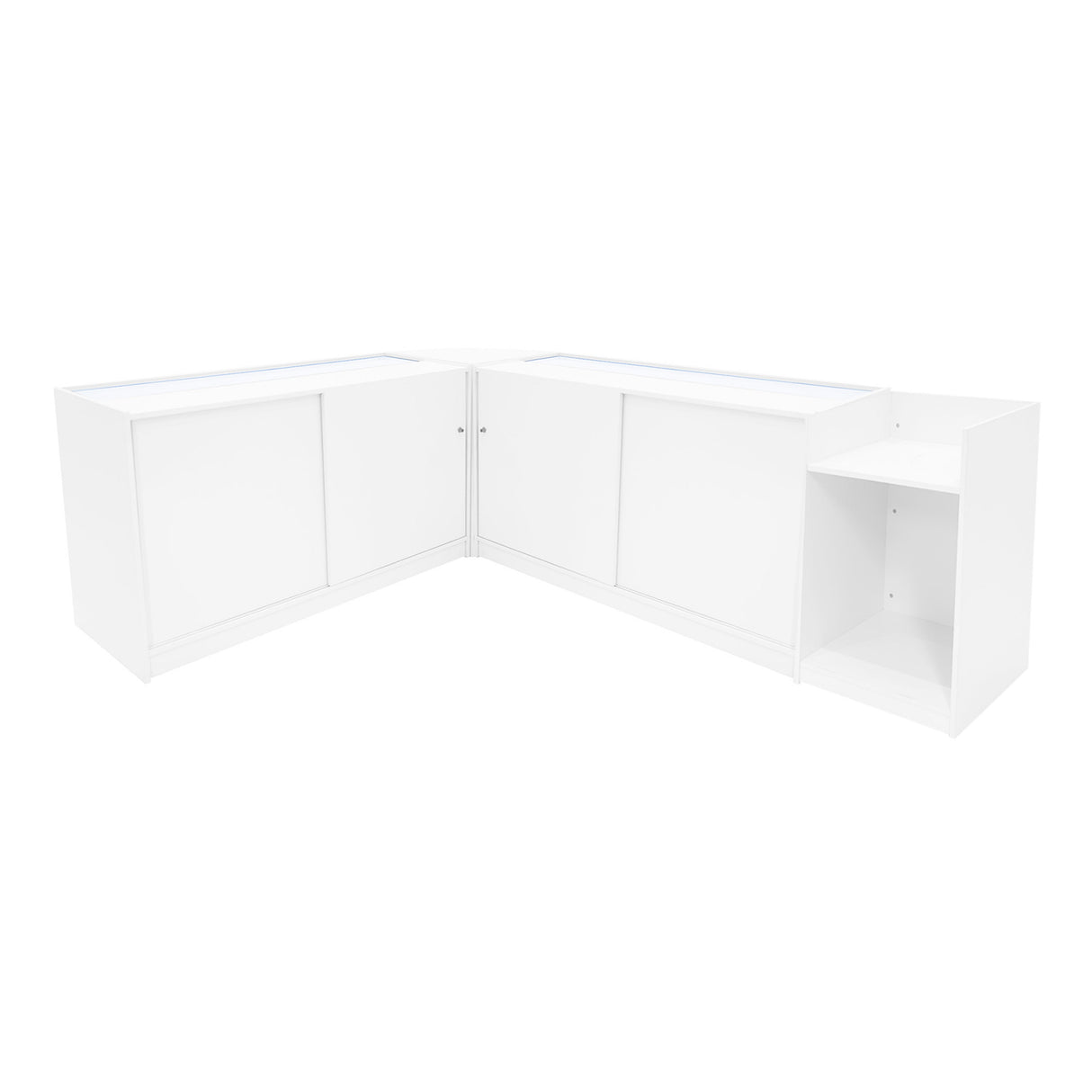 Eclipse LED Shop Counter Set LM60, TB60 & 2 x C1500 - White