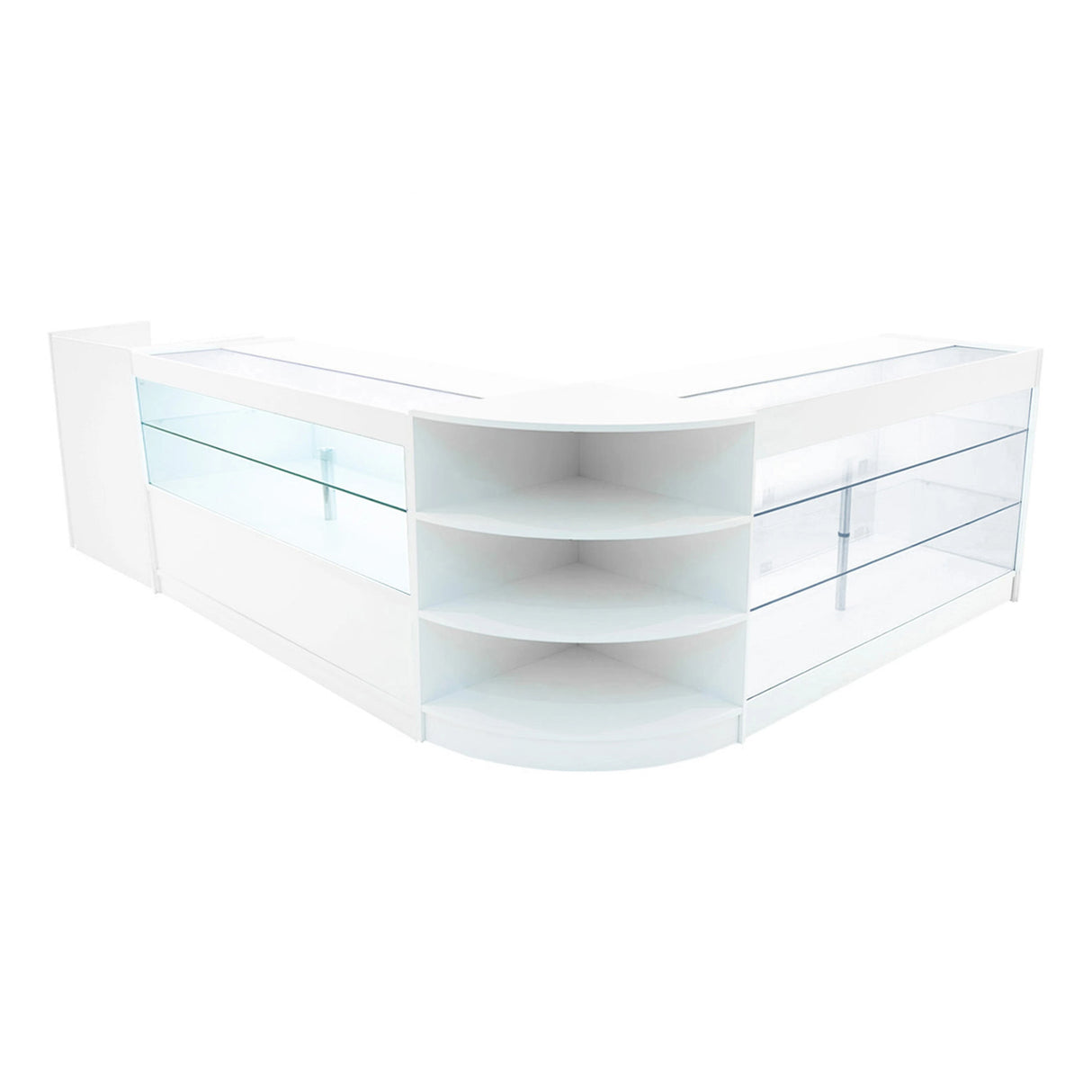 Theia LED Shop Counter Set K1500, C1500, TB60 & LM60 - White