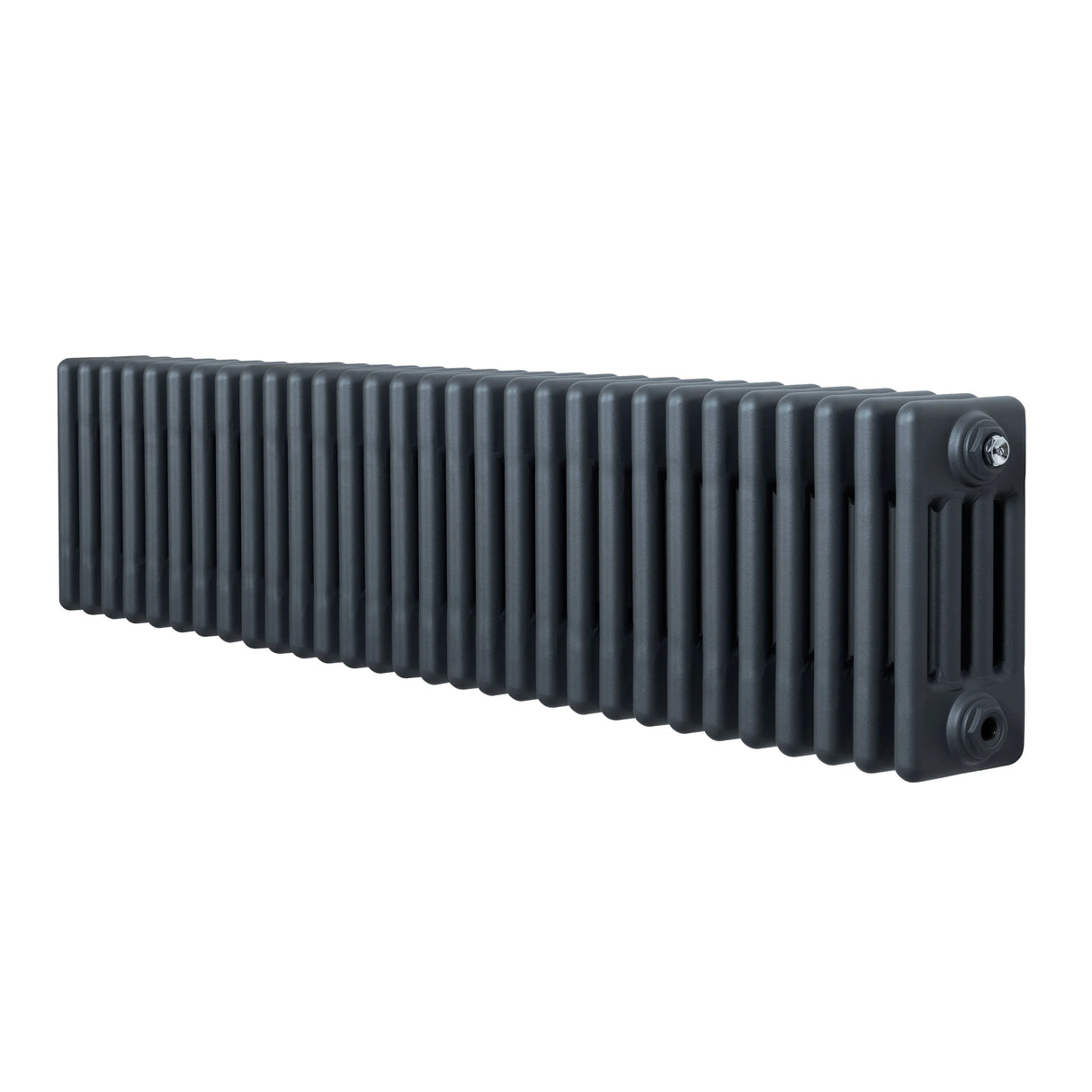 Traditional 4 Column Radiator - 300 x 1370mm - Anthracite