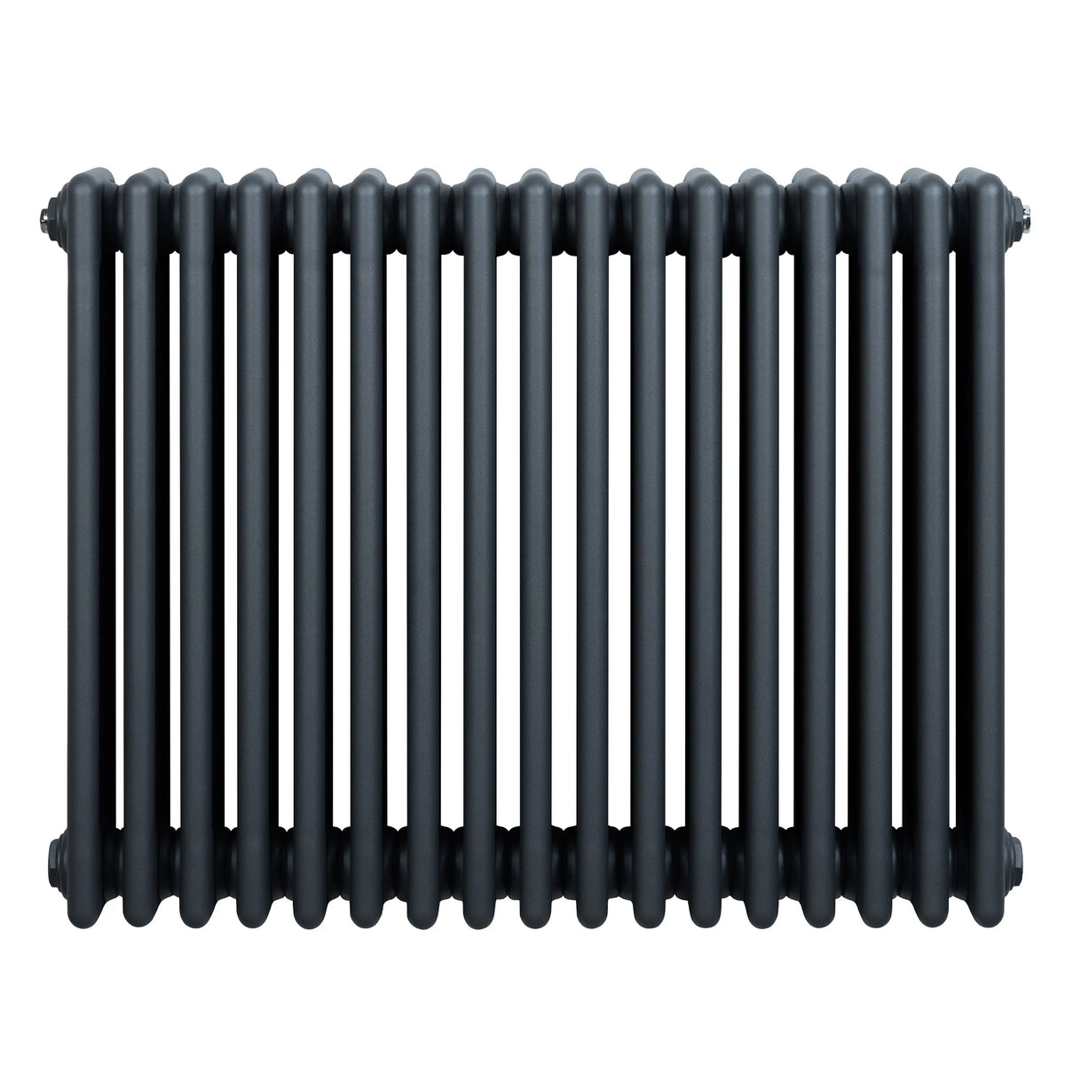 Traditional 4 Column Radiator - 600 x 785mm - Anthracite Grey
