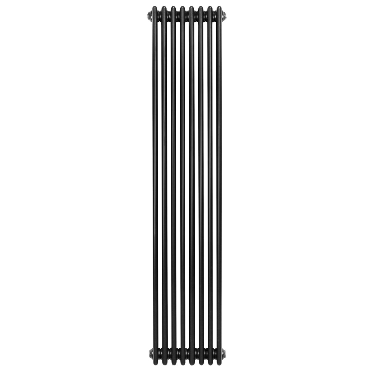 Traditional 4 Column Radiator - 1800 x 380mm - Black