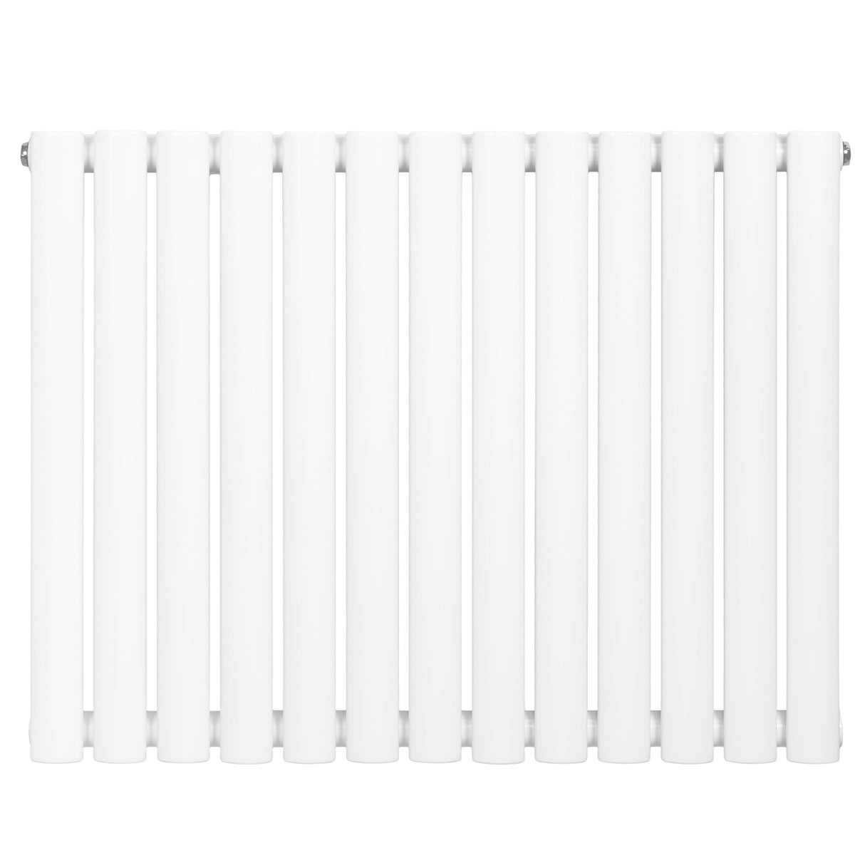 Oval Single Column Radiator - 600 x 780mm - White