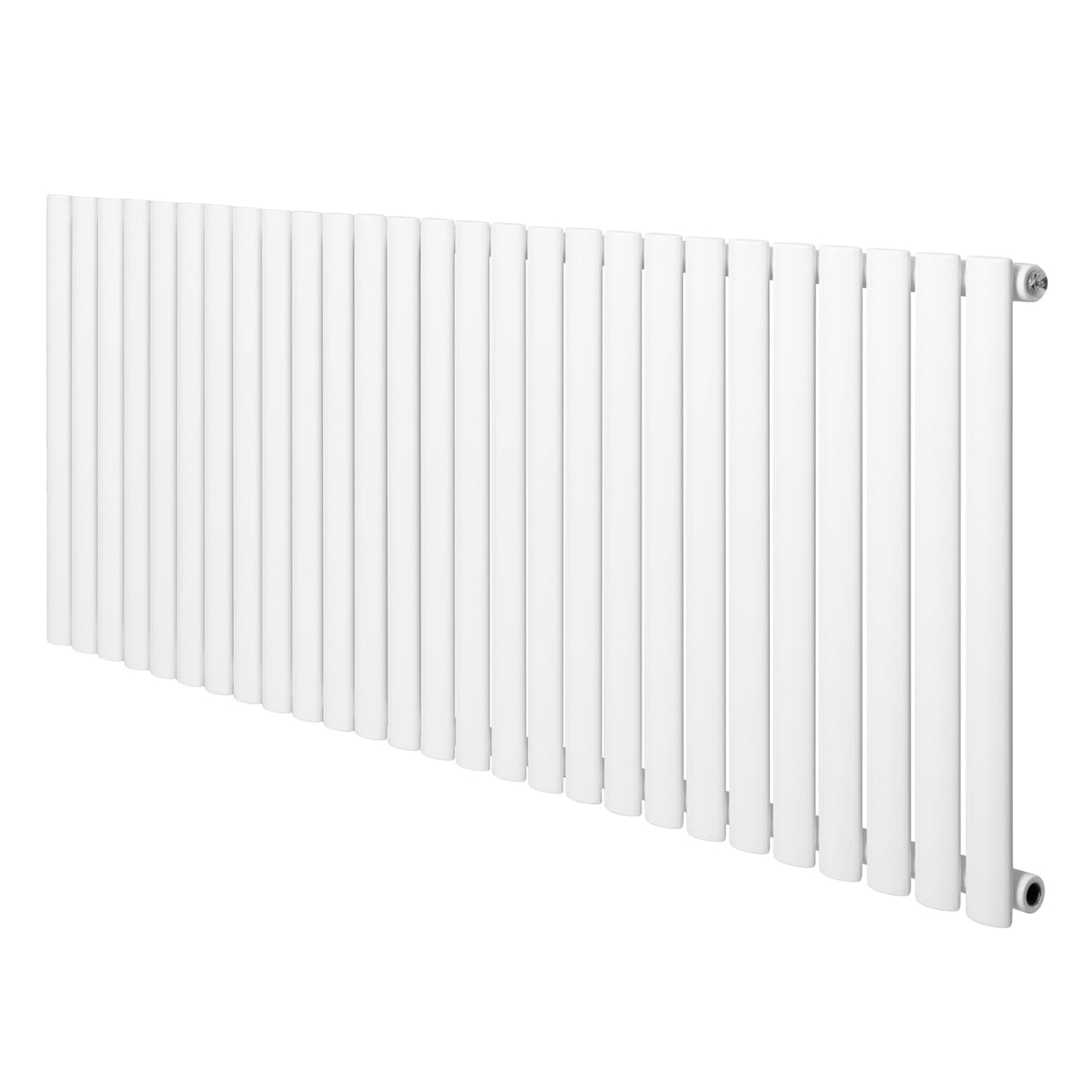 Oval Single Column Radiator - 600 x 1620mm - White