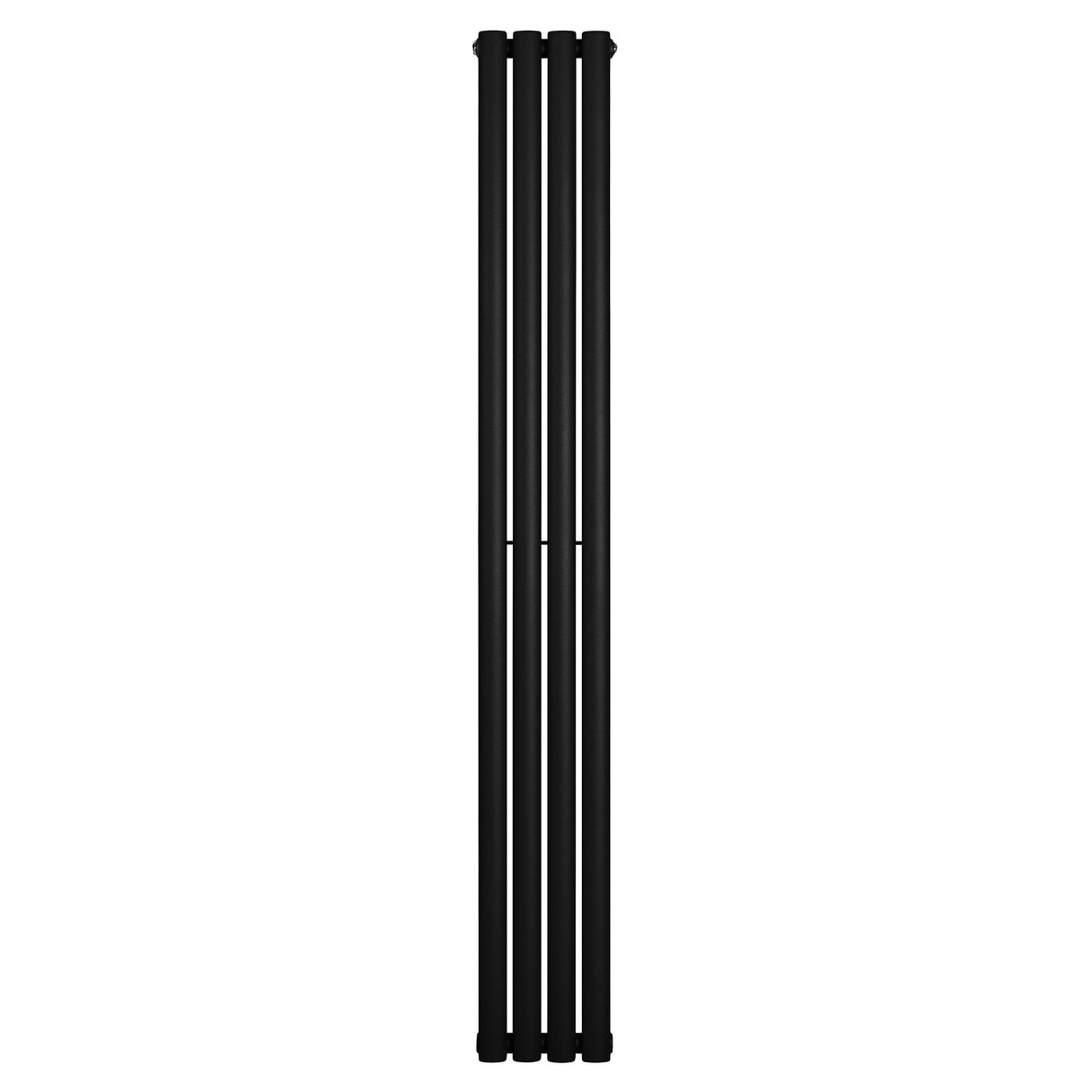 Oval Single Column Radiator - 1800 x 240mm - Black