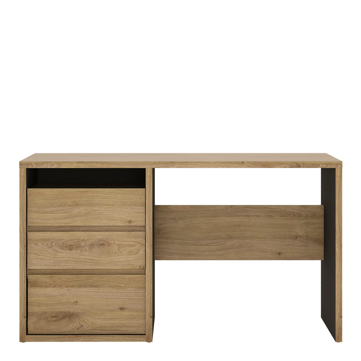 Shetland 3 Drawer Desk in Oak