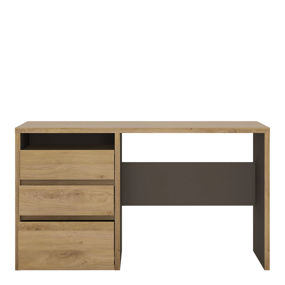 Shetland 3 Drawer Desk in Oak