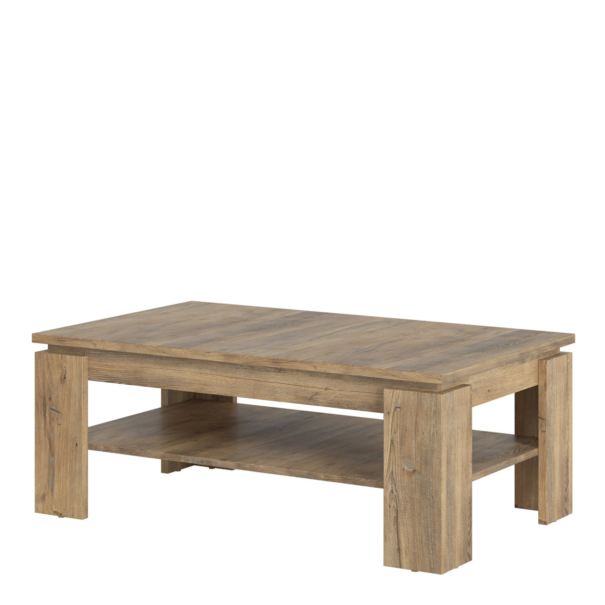 Rapallo Large Coffee Table Chestnut and Matera Grey