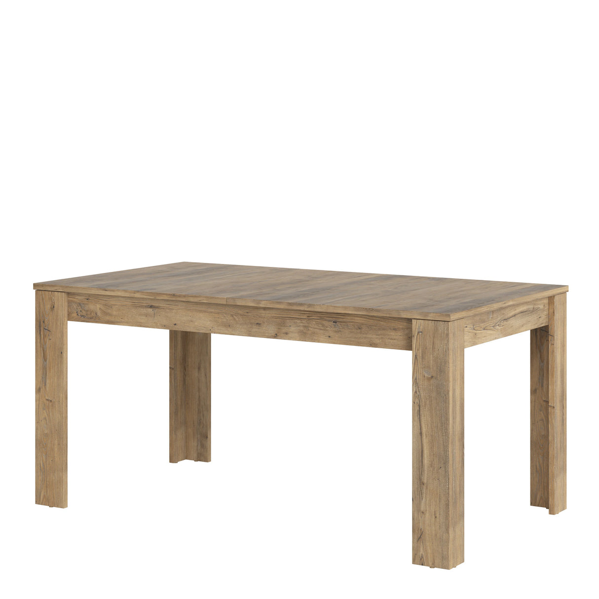 Rapallo Extending Dining Table 160-200cm Chestnut and Matera Grey
