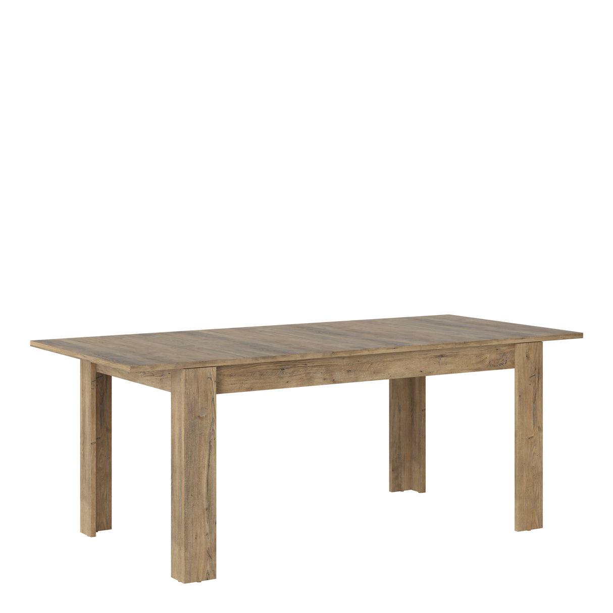 Rapallo Extending Dining Table 160-200cm Chestnut and Matera Grey