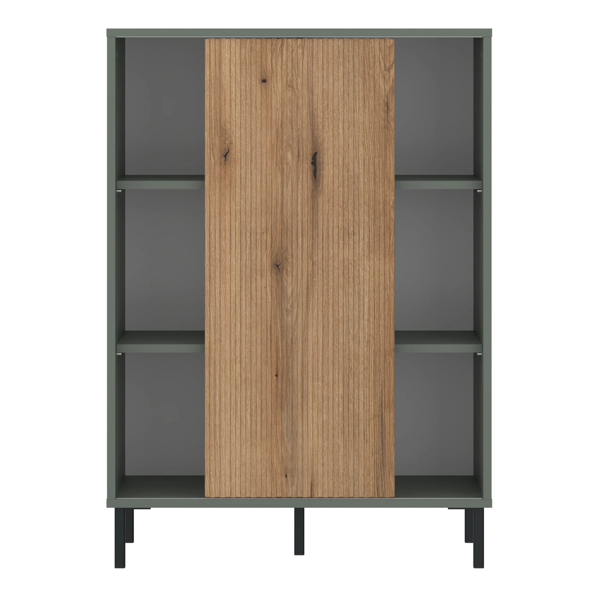 Darwin Sideboard 1 Door in Green/Oak