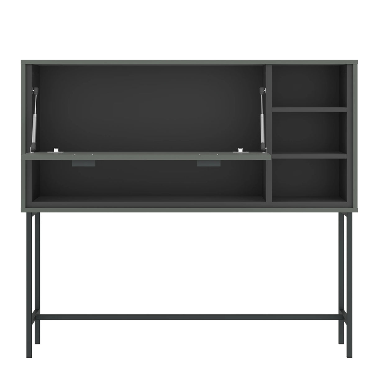 Arundel Bar Table 1 Flap in Green/Grey