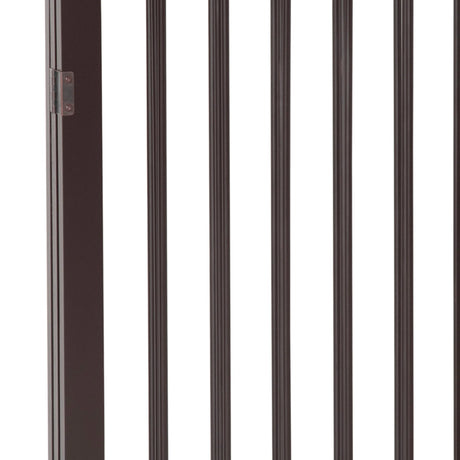 PawHut 3 Panel Stair Gate Foldable Dog Door Gate Indoor Free Standing Safety Gate Pet Barrier 76cm Height