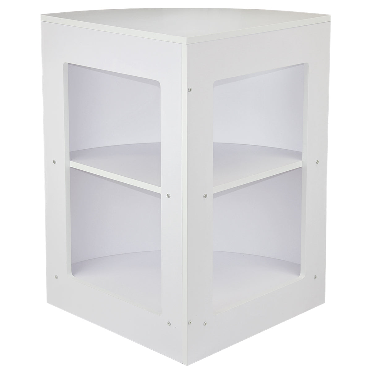 Retail Shop Corner Counter CM60 - White