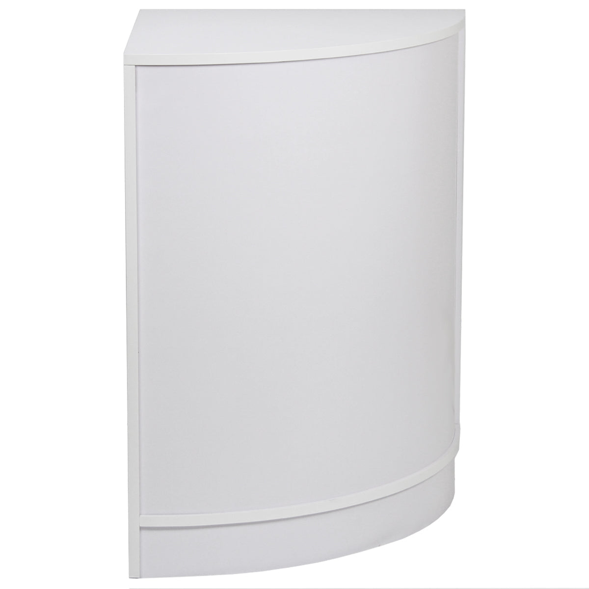 Retail Shop Corner Counter CM60 - White