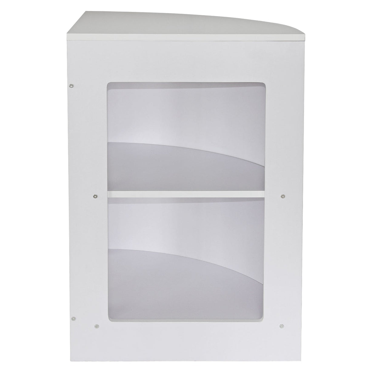 Retail Shop Corner Counter CM60 - White