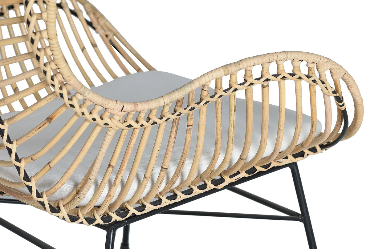 Giner and Colomer Set Of 2 Rattan Chairs With Cushions