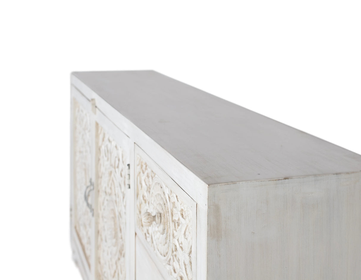 Giner and Colomer Mango Wood 2-Door 3-Drawer Sideboard