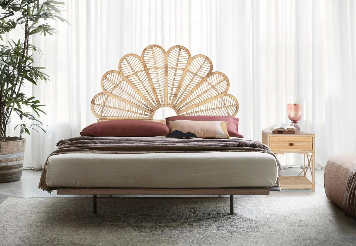 Giner and Colomer - 180 cm Natural Rattan Headboard