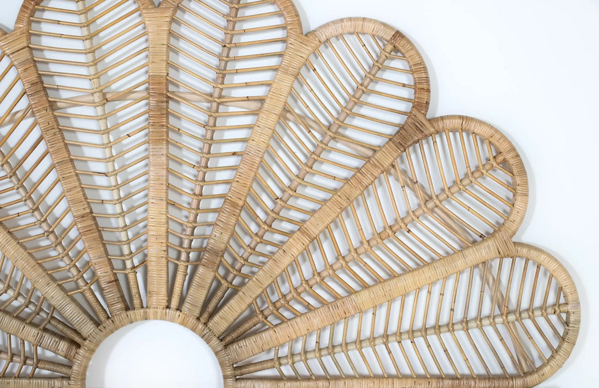 Giner and Colomer - 165 cm Natural Rattan Headboard