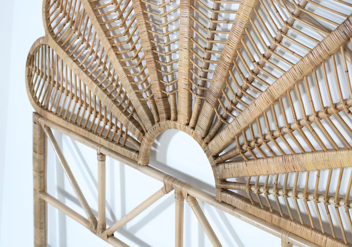 Giner and Colomer - 165 cm Natural Rattan Headboard