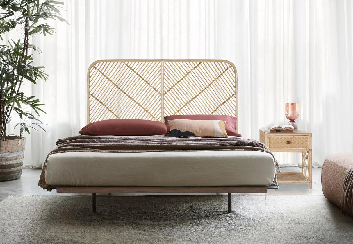 Giner and Colomer - 165 cm Natural Rattan Headboard