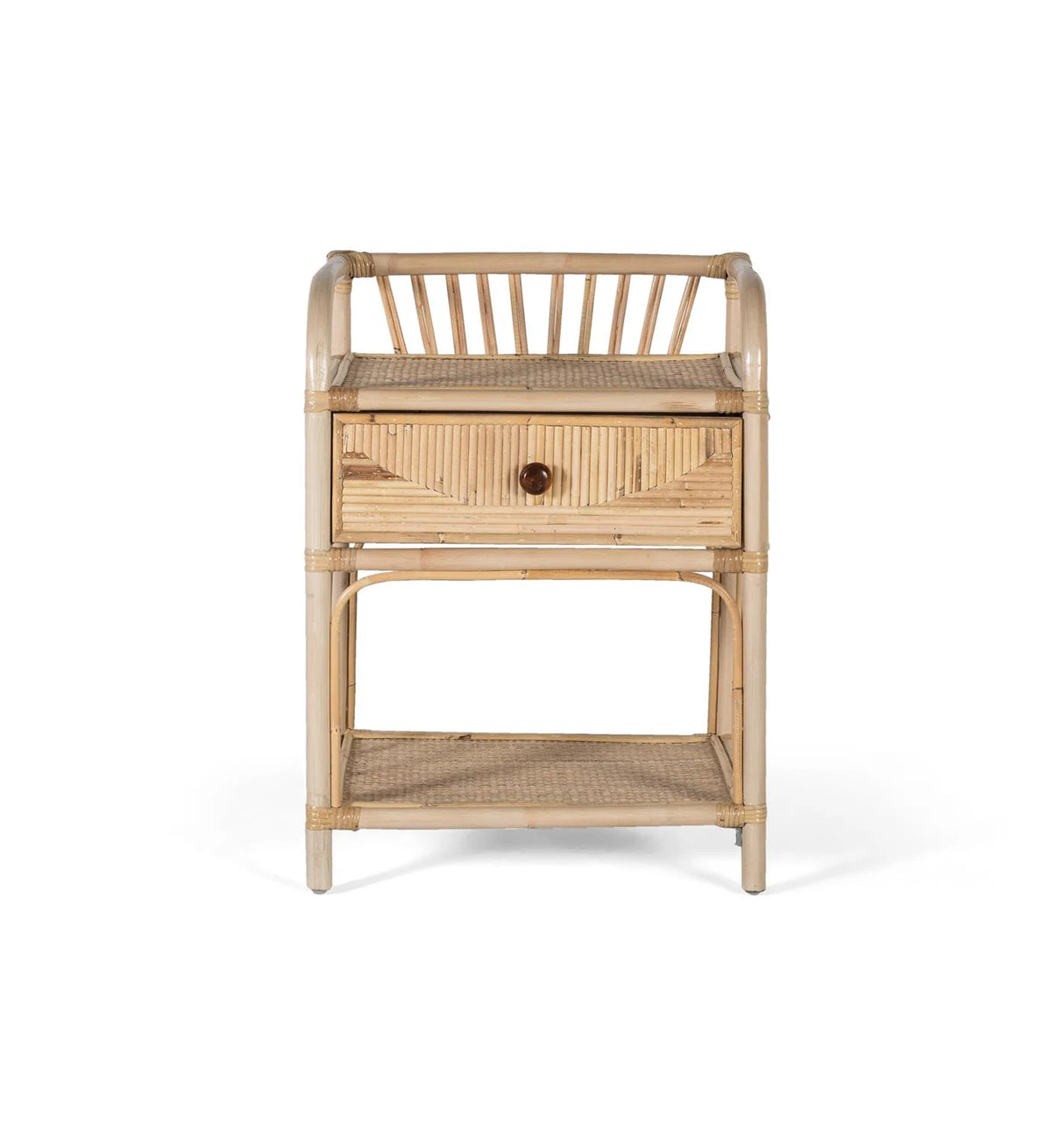 Giner and Colomer - Natural Rattan Bedside Table